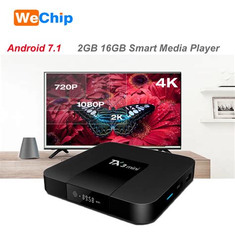 Tx3 Mini Tv Box Android 71 Amlogic S905w Quad Core Smart Tv Box Tx3