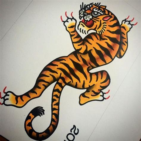 Résultat De Recherche Dimages Pour Traditional Tiger Tattoo