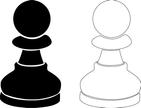 Download Chess Pawn Pieces Royalty Free Stock Illustration Image