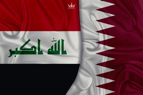 خلفية علم العراق وقطر اجمل خلفيات العلم العراقي والعلم القطري Iraq And Qatar