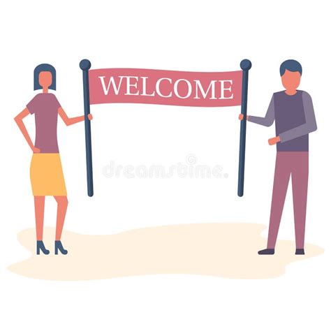 Welcome To The Team Stock Illustration Illustration Of Recruitment