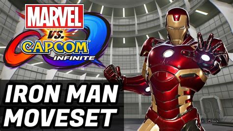 Mvci Iron Man Moveset Youtube