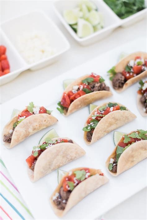 Mini Beef Tacos Recipe Fun Mini Appetizers For Your Next Feista