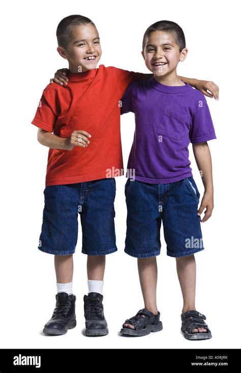 Two Young Brothers Stock Photo Alamy