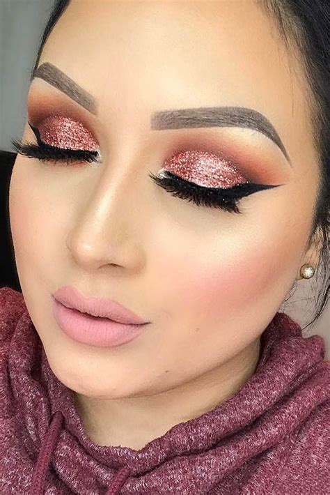 Charming Rose Gold Makeup Looks From Day To Night See More