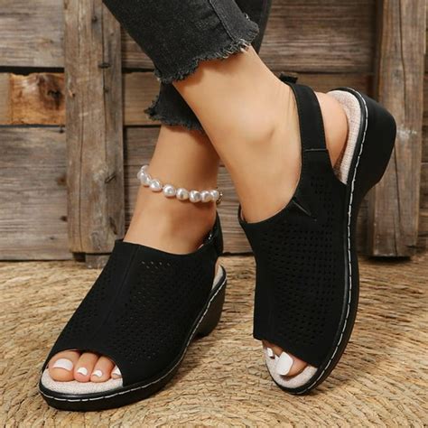 Uheoun Libiyi Womens Comfy Orthotic Sandals Plantar Fasciitis Sandal For Flat Feet Relieve