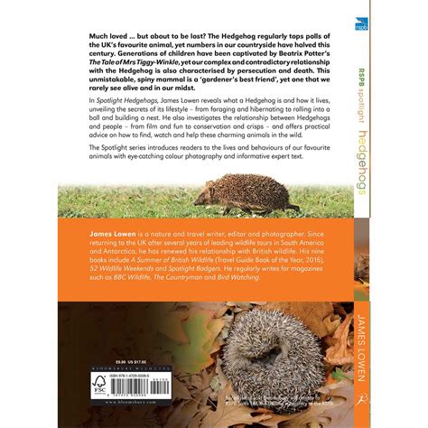 Rspb Spotlight Hedgehogs Wildlife Reference Books Save Nature While