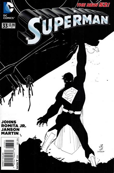Superman 33 150 John Romita Jr Sketch Variant Dc New 52 2011 1