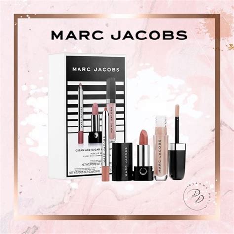 Jual Marc Jacobs Beauty Botf Cream And Sugar Nude Lip Trio Shopee Indonesia