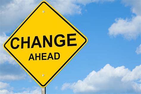 Change Ahead Sign Stock Photos Pictures And Royalty Free Images Istock