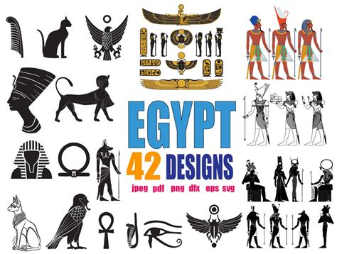 Egypt Svg Egyptian Svg Egypt Clipart Egypt Etsy