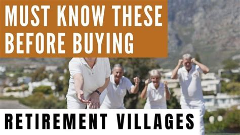 Retirement Villages 6 Crucial Points To Know Retireon