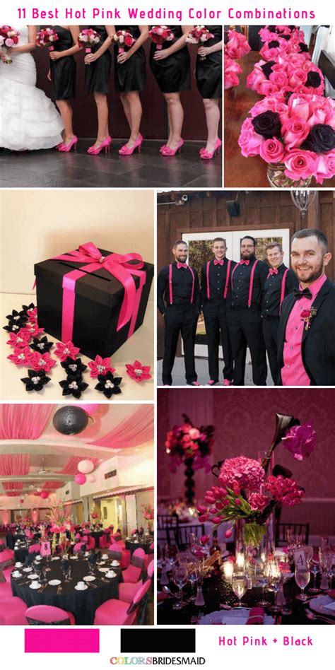 11 Best Hot Pink Wedding Color Combinations Ideas Colorsbridesmaid