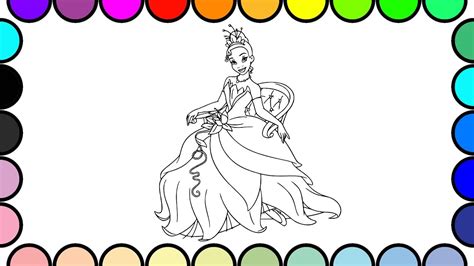 See actions taken by the people who manage and post content. How to Draw and Color Tiana Princess - Disney Coloring ...