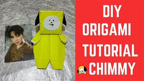 Giveaway Diy Bts 방탄소년단 Origami Tutorial Chimmy Bt21 Character Jimin
