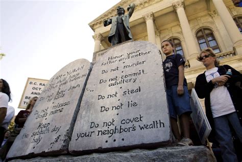 Legislating the Ten Commandments Isn’t the Same as Keeping Them