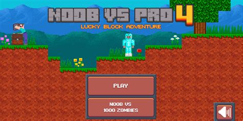 Noob Vs Pro 4 Lucky Block Adventure Y8 เล่นเกม Y8 ฟรี เกมออนไลน์