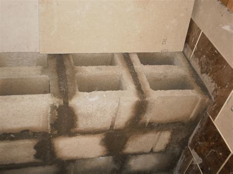 I'm doing a concrete block fence and i need some info. Ask Tile Excellence!: Inside shower benches wood Or ...
