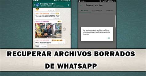 Cómo Descargar Los Archivos Ya Borrados De Whatsapp Recuperar Fotos