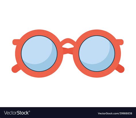 Red Eyeglasses Design Royalty Free Vector Image