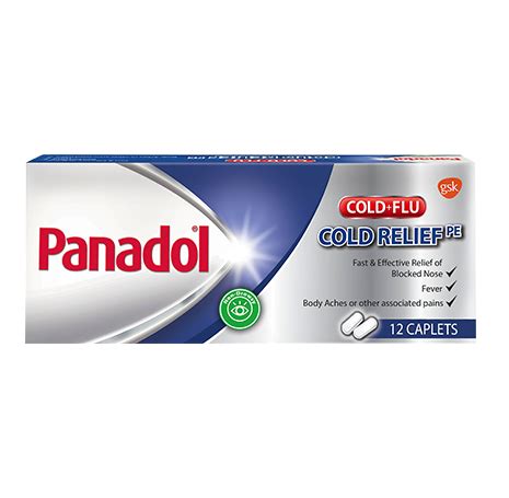 Paracetamol is in many medicines to treat pain, fever, symptoms of cold and flu, and sleep medicines. Panadol Cold Relief PE | Panadol