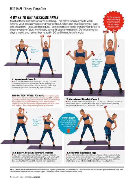 arm toning workout exercise toned arms