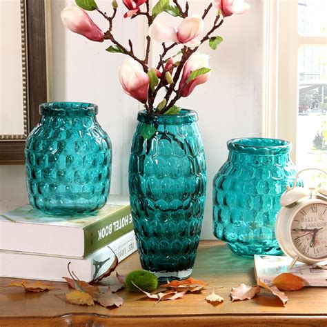 Trending home decor for dropshipping. China decor vases manufacturer blue vases for sale small ...