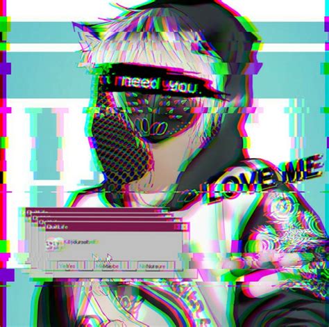 Sad Glitch Anime Boy Read Boy Glitch From The Story Anime Glitch Boy