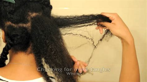 Free shipping on orders $35 and up. How I Detangle & Shampoo My Long 4a Natural Hair (Up-close ...