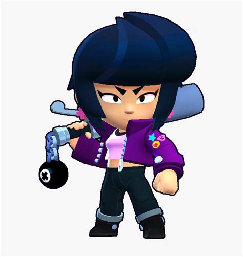 Bibi's got a sweet swing that can knock back enemies when her home run bar is charged. Bibi Brawl Stars, HD Png Download - kindpng