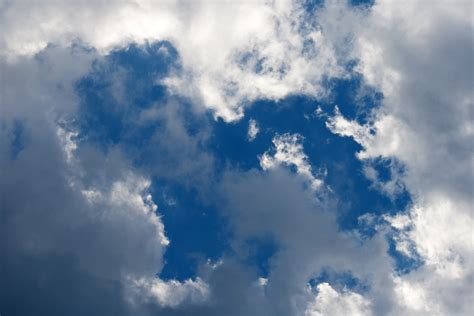 Loose Clouds In Blue Sky Free Stock Photo Public Domain Pictures