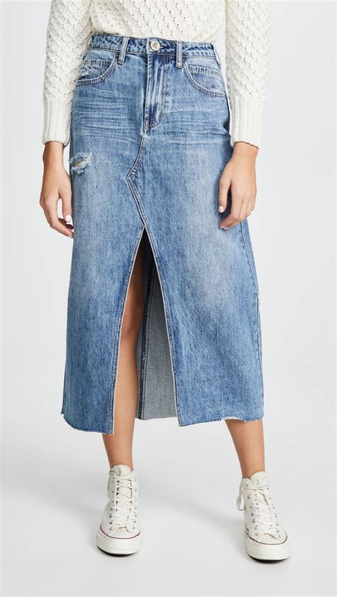Denim Maxis And Midis One Teaspoon Rocko Skirt Trendy 2020 Fashion