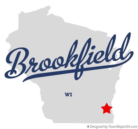 Map Of Brookfield Wi Wisconsin