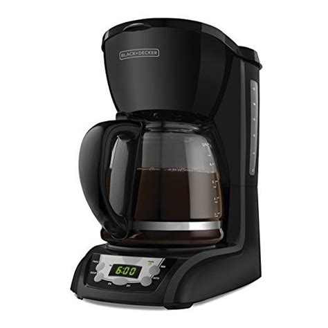 Black and decker coffee maker model dlx1050b. BLACK+DECKER DLX1050B 12 Cup Programmable Coffeemaker, with Removable Brew Basket, Digital ...