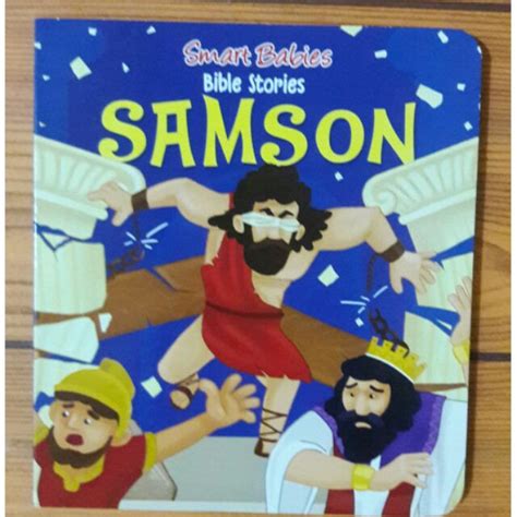 Samson Bible Stories Board Book Shopee Philippines