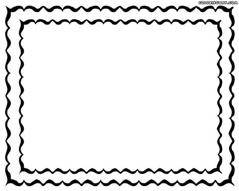 Picture Frame Coloring Page - Coloring Home