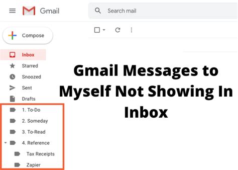 Gmail Messages To Myself Not Showing In Inbox Techvtimes