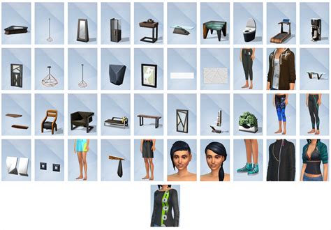 The Sims 4 Blogger The Sims 4 Fitness Stuff Cas And Build Mod Items
