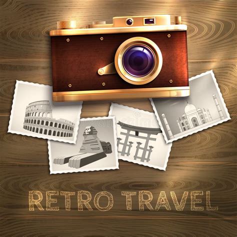 Retro Camera Poster Stock Vector Illustration Of Collectible 48182071