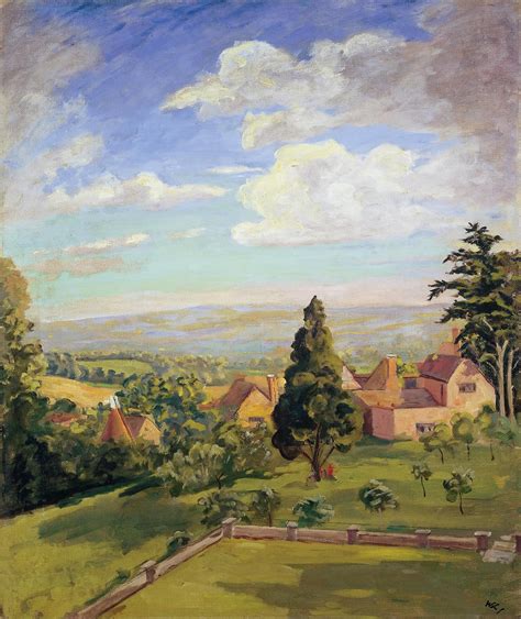 View From Chartwell 1948 By Sir Winston Churchill W Churchill