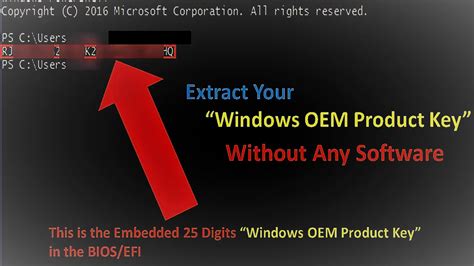 This document is for hp and compaq notebook computers. How To Extract OEM (PRE-INSTALLED) Product Key From BIOS ...