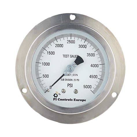 Buy Online Instrume Pi Controls Europe Test Pressure Gauge With Front