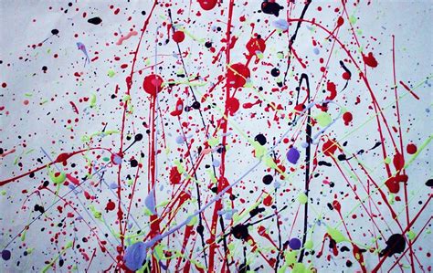 Splatter Two Painting By Iris Hall