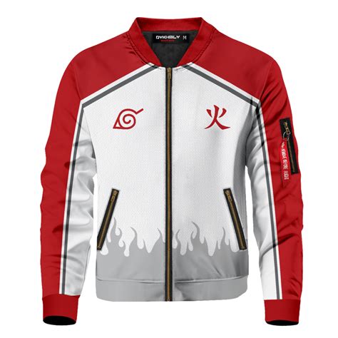 Naruto Jackets Anime Personalized Konoha Hokage Bomber Jacket Anime