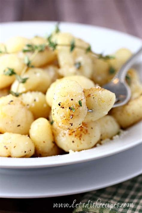 Browned Butter Gnocchi With Thyme Let S Dish Recipes