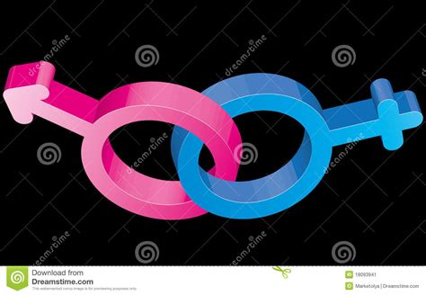 Two Sex Signs Stock Vector Illustration Of Marital