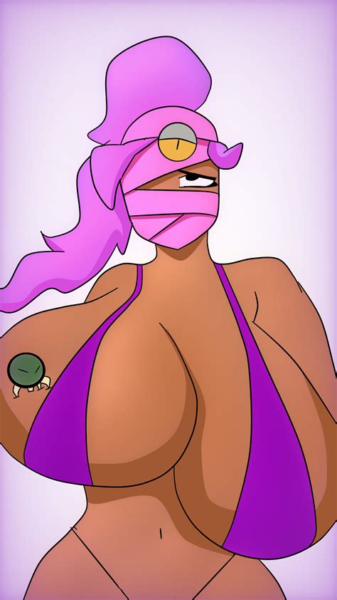 Rule 34 Brawl Stars Breast Expansion Breasts Breasts Brown Skin Face