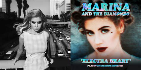 Marina Electra Heart Platinum Blonde Cd Design On Behance