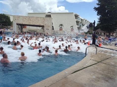 Foam Party Picture Of Grand Sirenis Riviera Maya Resort And Spa Akumal