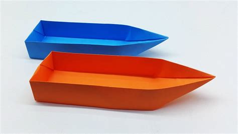 Paper Boat Making Tutorial That Floats Origami Boat Easy Instruction
